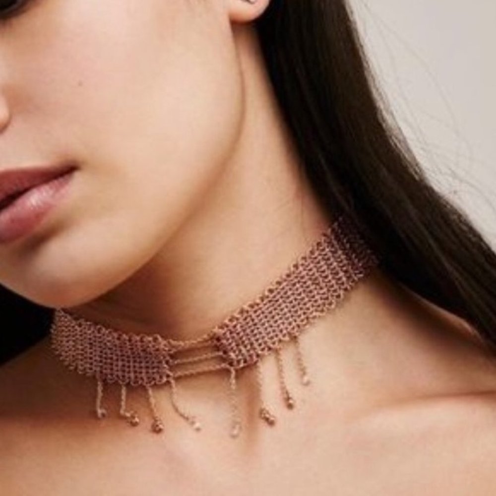 Free People • Layered Chain Gold Choker